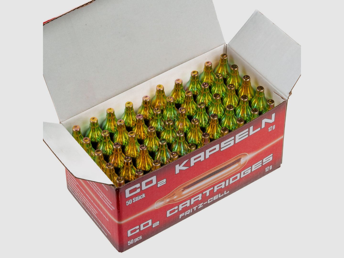 Co² 12g Kapsel | FRITZ-CELL| HDR50 | HDP50 | HDR68 | HDB68 | HDS68 | HDX68 | SIX-NEEDLER | DARTIE | Alfa 1.50 | für Co² Waffen