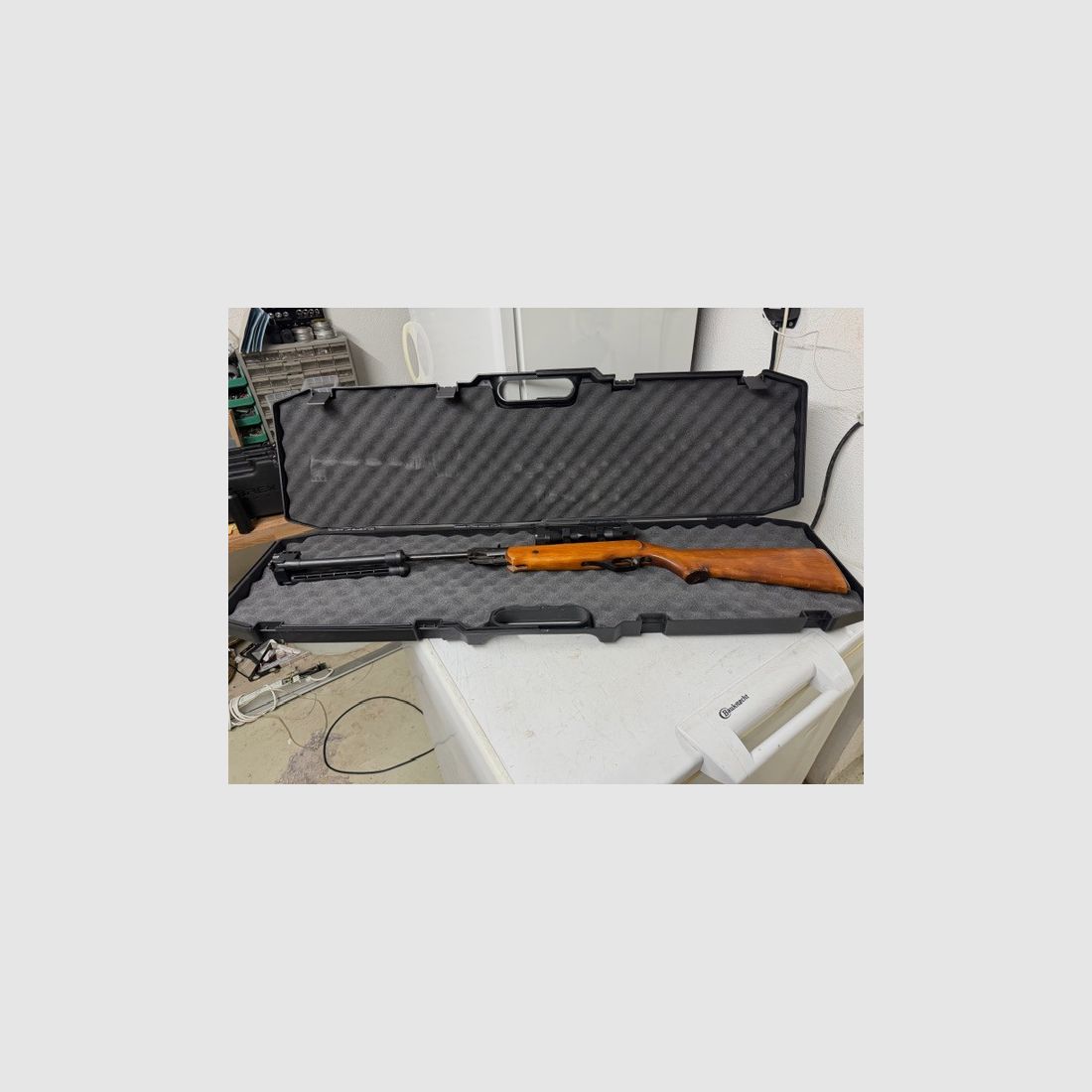 Rifle de aire checo Cal. 1,77 4,5 mm.