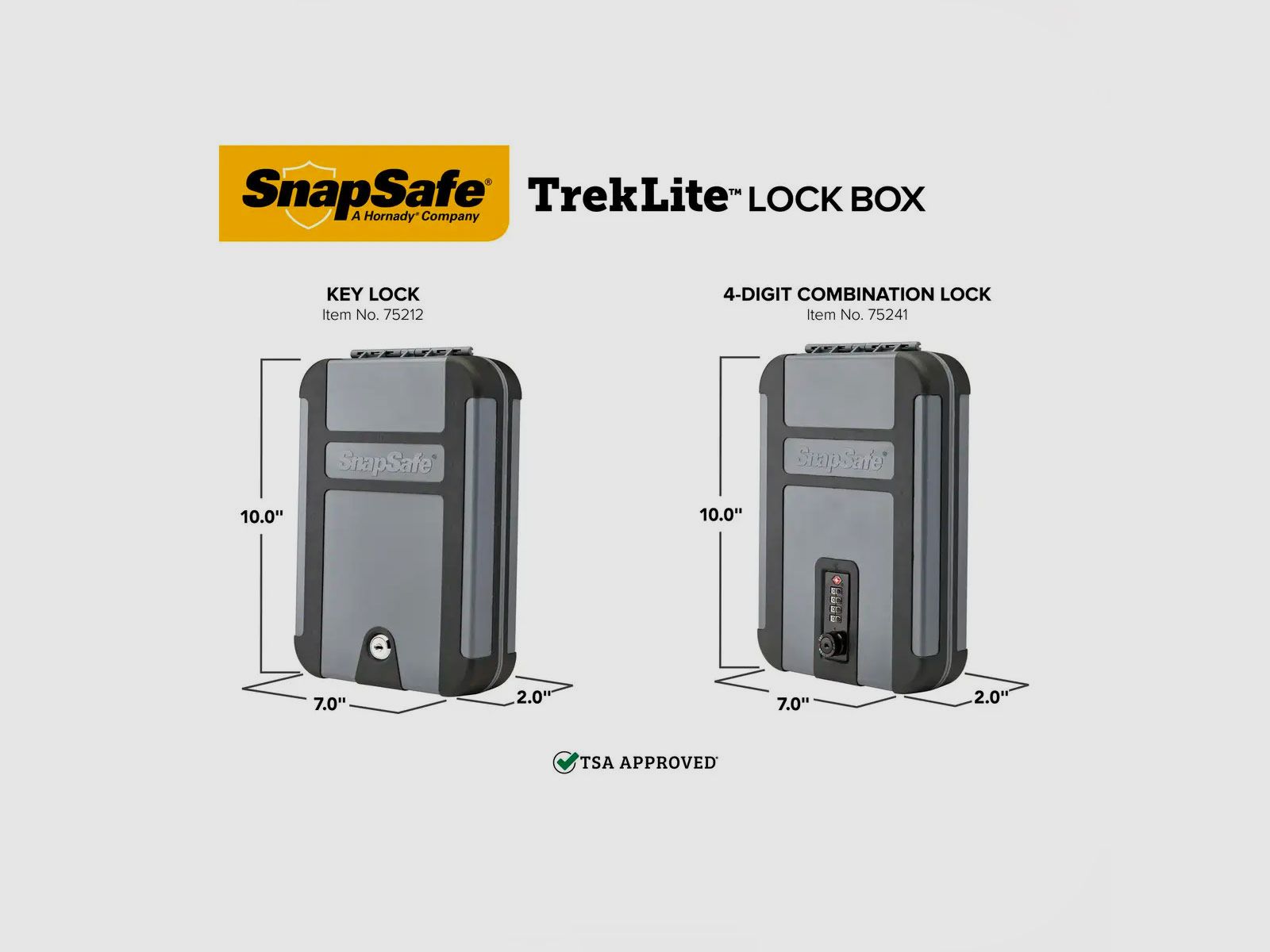SNAPSAFE – TREKLITE® LOCK BOX ‑ XL | TSA-CIJFERSLOT | VEILIGHEIDSKIST, afbeelding 3 van 4