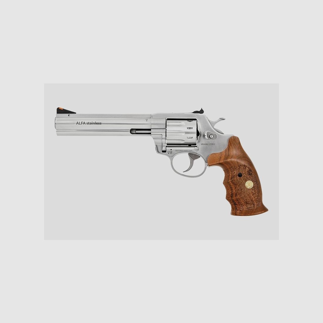 Revolver ALFA PROJ 2261 .22 LR 6″ roestvrij staal