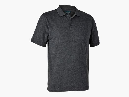 Deerhunter Gunnar Polo Shirt Gris oscuro melange M