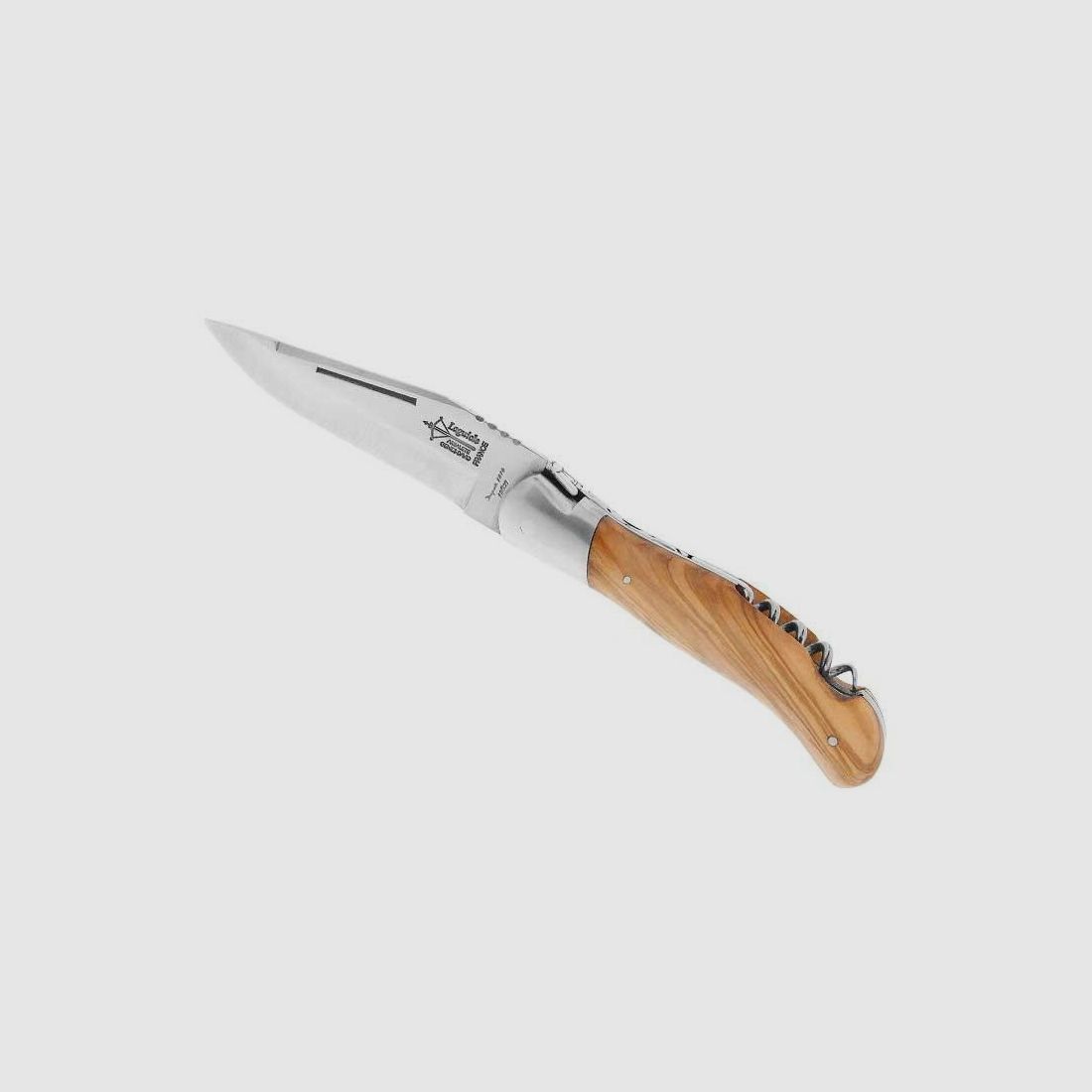 LAGUIOLE G.DAVID 2P OLIVE MITRE INOX 12CM