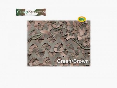 CAMOSYSTEMS Tarnzelt 6 x 2,4 Grün/Braun SP06GB