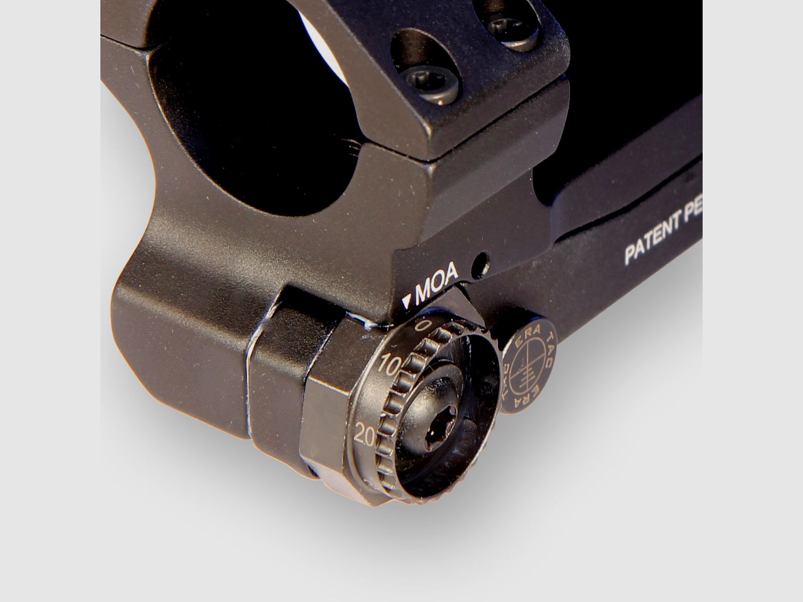 Recknagel Era Tac Mount with adjustable cant 30mm rings, 20mm height, nuts, image 2 of 3