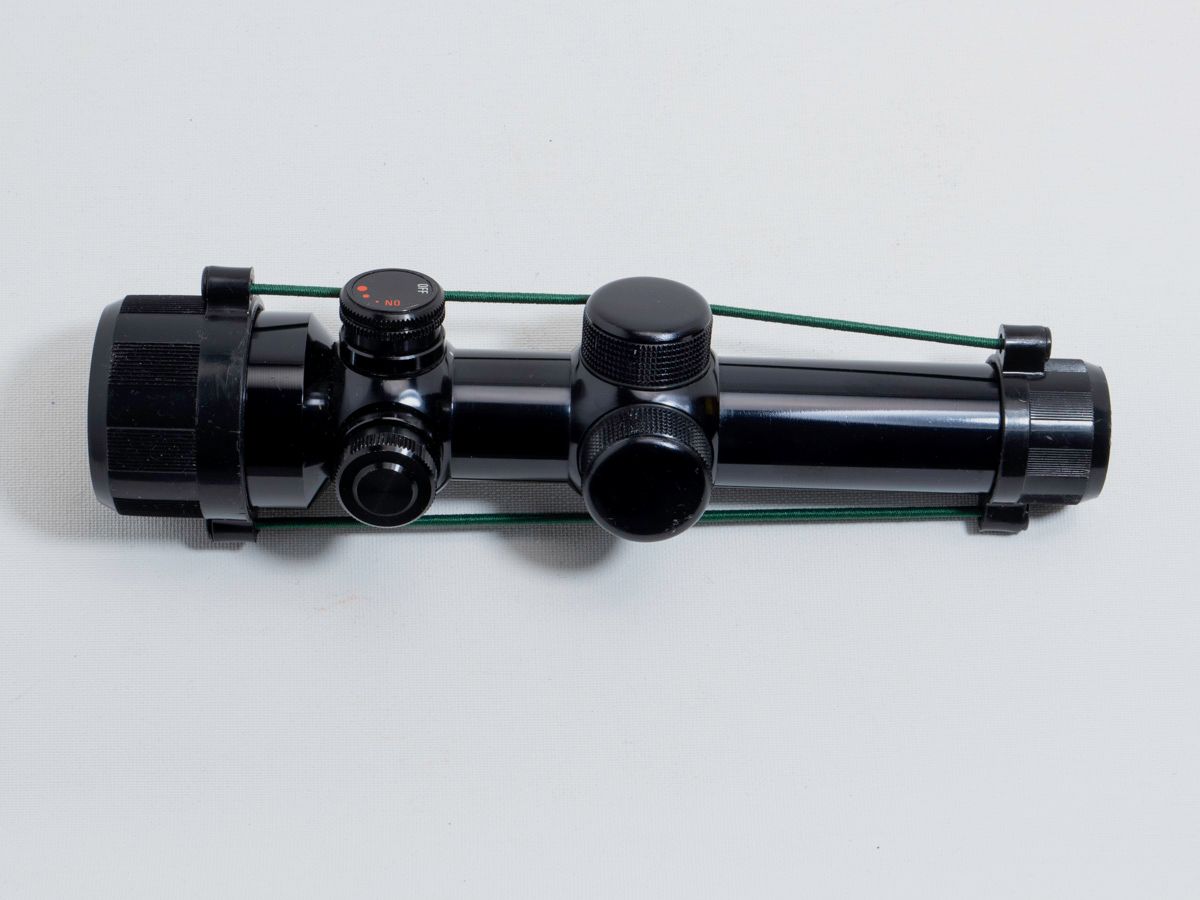 Tasco IR4x20 Japan AO-62 verzamelobject scope met verlicht rood draadkruis, afbeelding 12 van 13