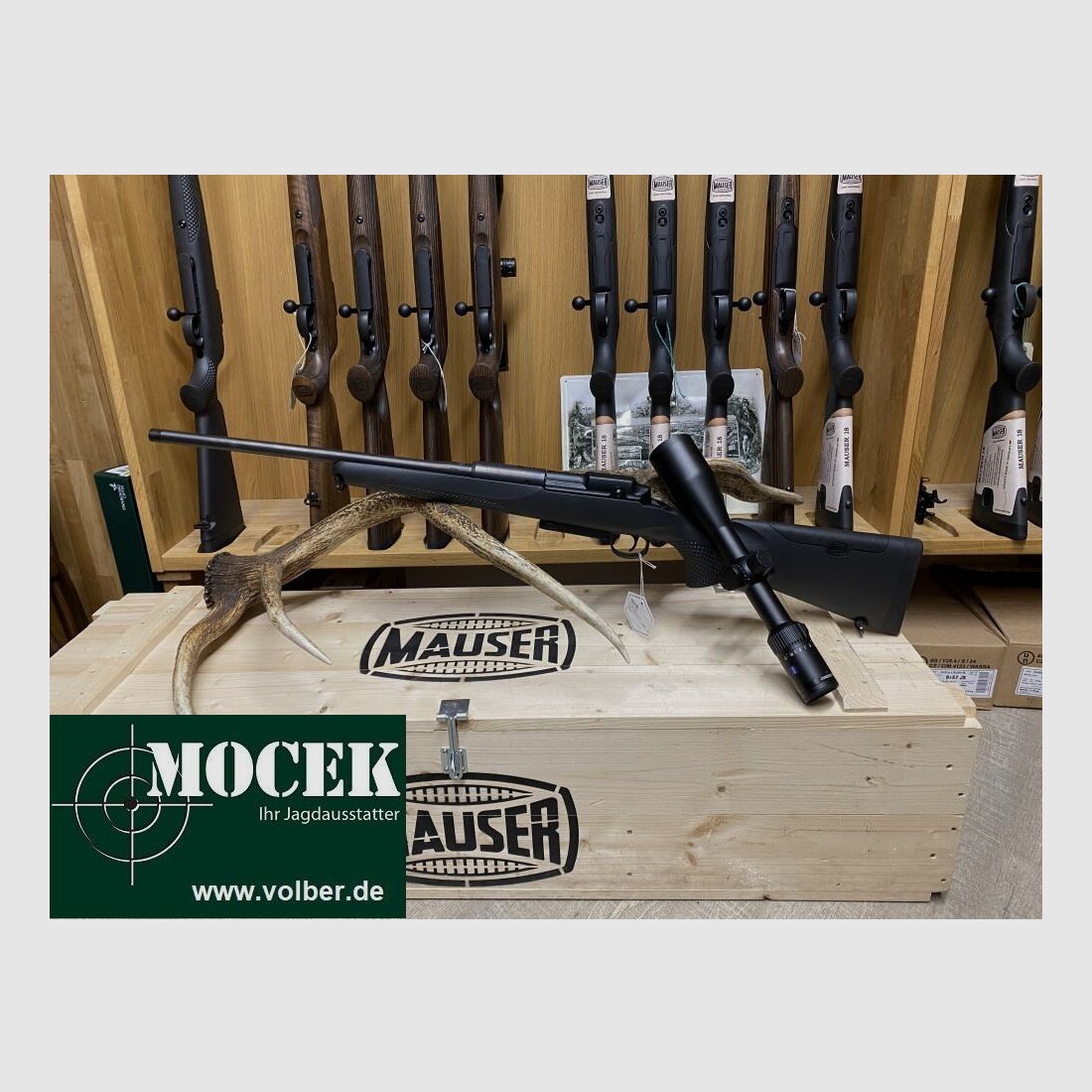 Mauser 25 Extreme, with Zeiss Conquest V4 3-12x56, caliber .308, 8x57 JS