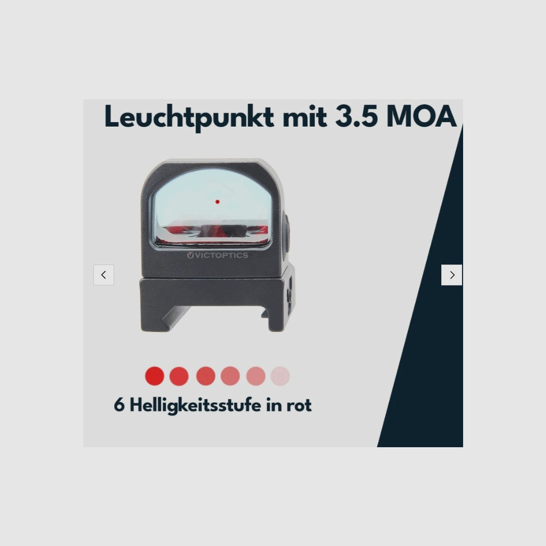 Victoptics RDSL25 V3 1x17x26 - Leuchtpunktvisier