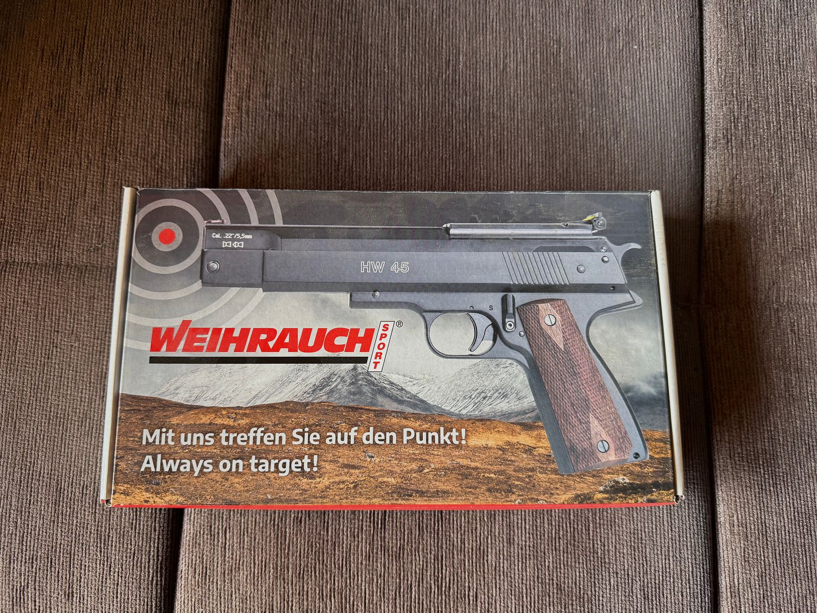 Weihrauch HW 75 pistolet pneumatyczny w stanie jak nowy