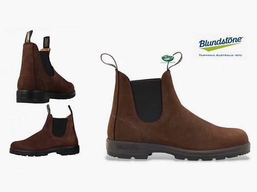 BLUNDSTONE Chelsea Boot Nabuck braun 1606