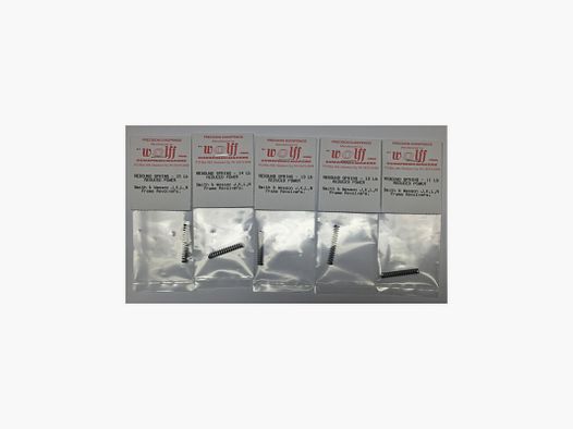 WOLFF RECOIL SPRING SET S&W J,K,L+N 11,12,13,14,15 LBS