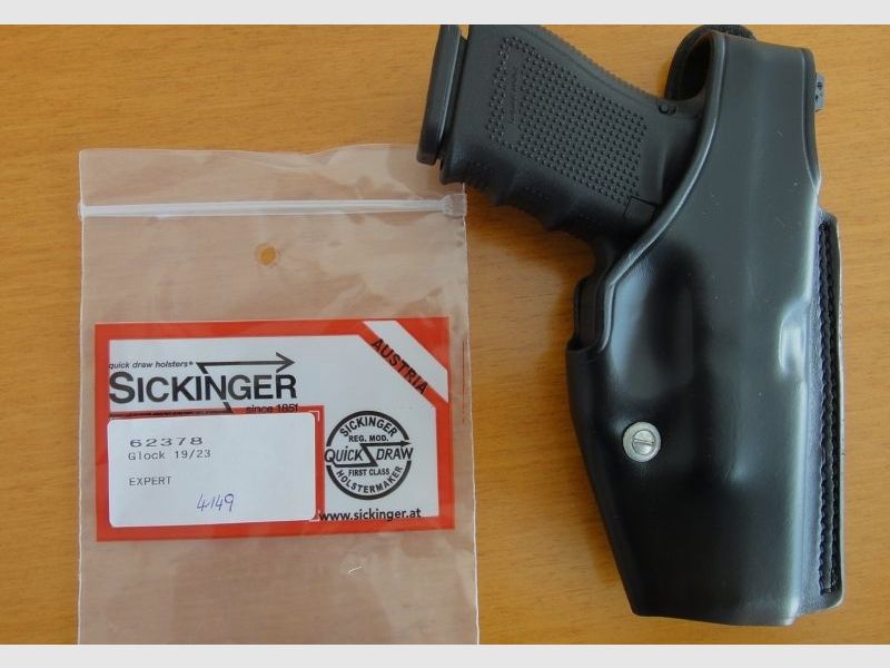 Sickinger Sickinger Holster EXPERT black for SL pistol Glock 19/23