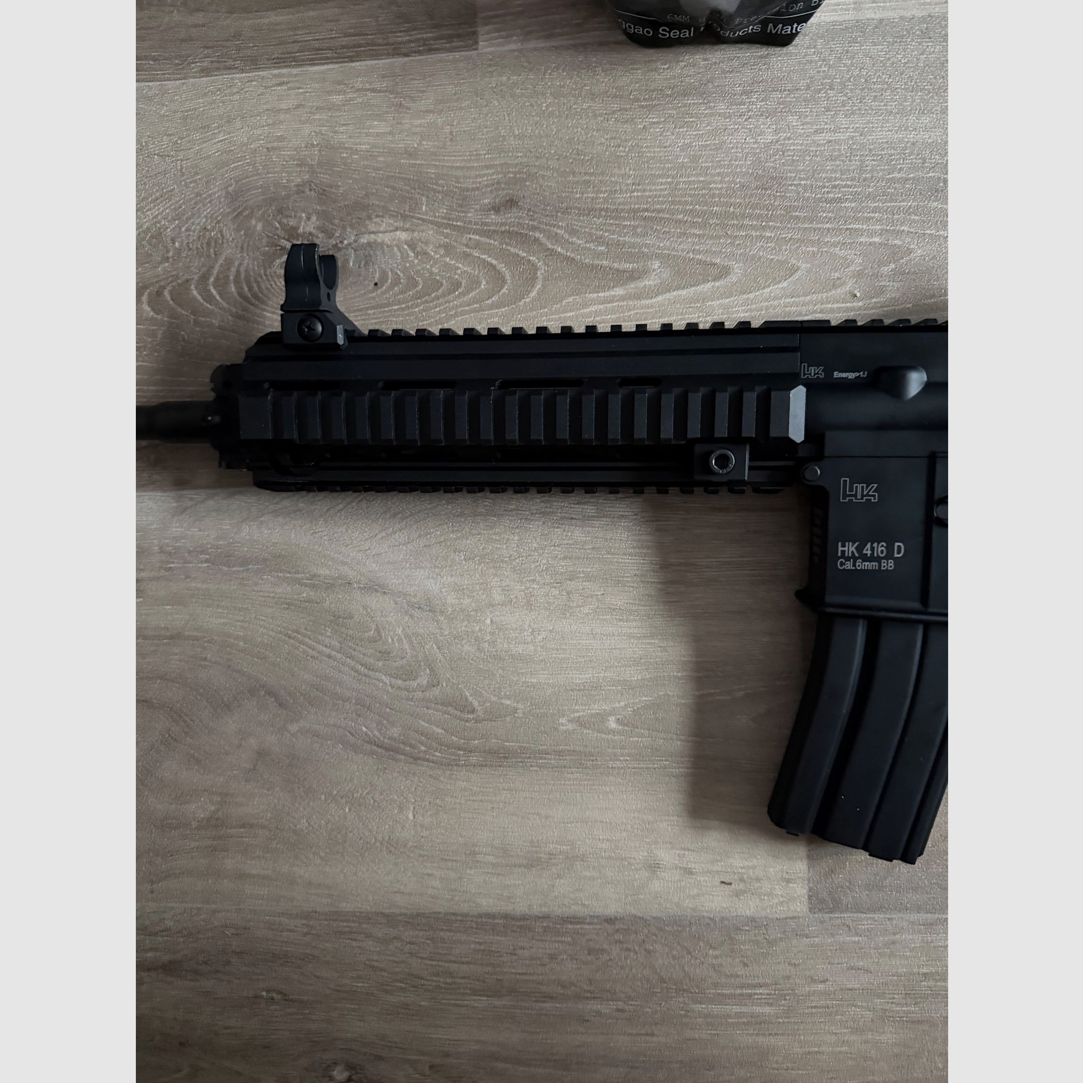 Heckler & Koch HK416 A5 czarny pełnometalowy karabin softair kaliber 6 mm BB gaz Blowback (P18), zdjęcie 10 z 14