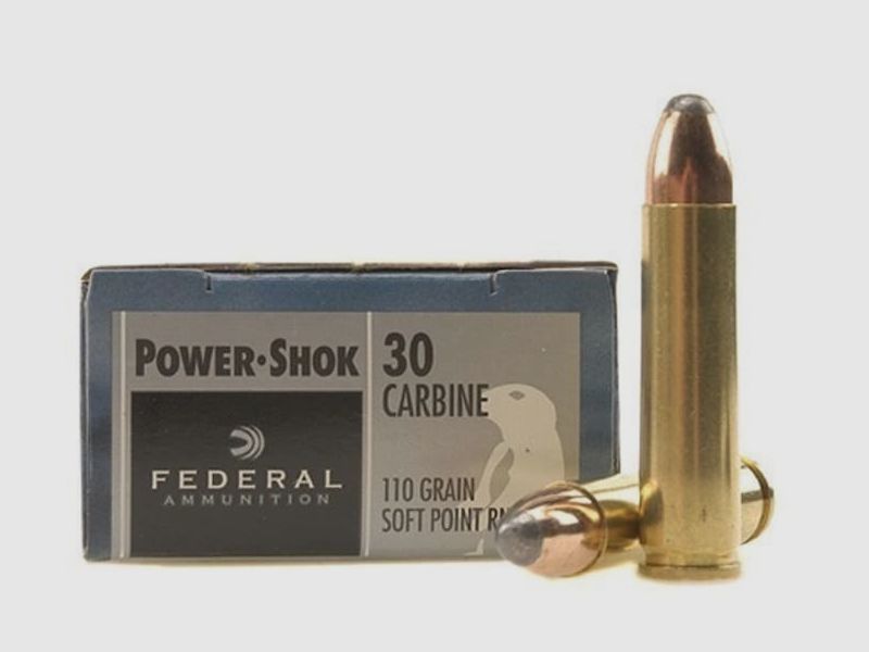 Federal Power-Shok .30 Carbine 110GR JSP RN 20 Patronen