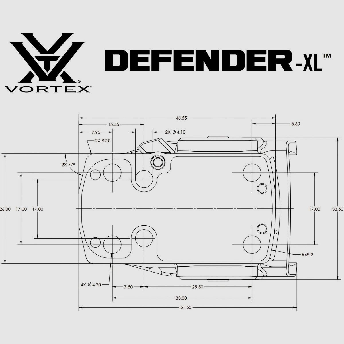 Vortex - Red Dot Sight Defender-XL 5 MOA Tan - DFXL-MRD5-T, image 13 of 13