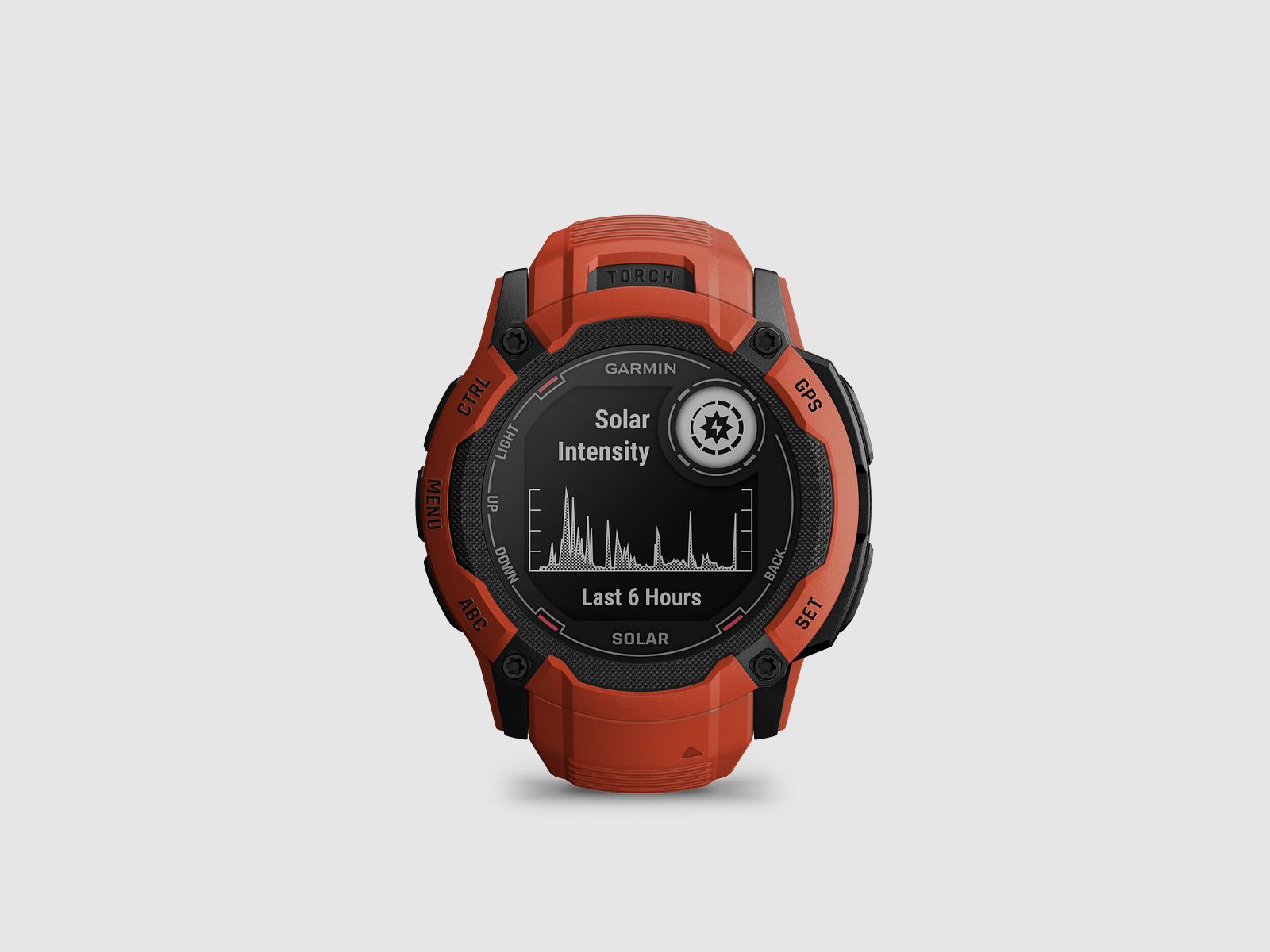 Garmin Instinct® 2X Solar, Czerwony
