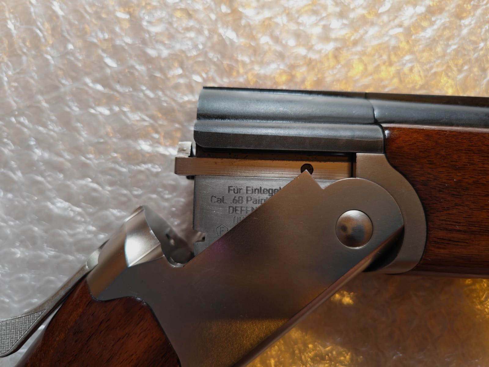 MWM STEEL HUNTER .68 home defense Pepperball / Paintball double-barrel shotgun / double-barrel shotgun "Sawed off" SPECIAL EDITION / UNIQUE with stainless steel receiver | NEW
