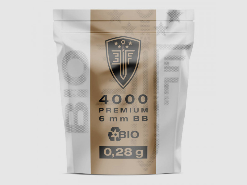 ELITE FORCE PREMIUM BIO BB'S - 6MM - 0,28 G - 4000 SCHUSS