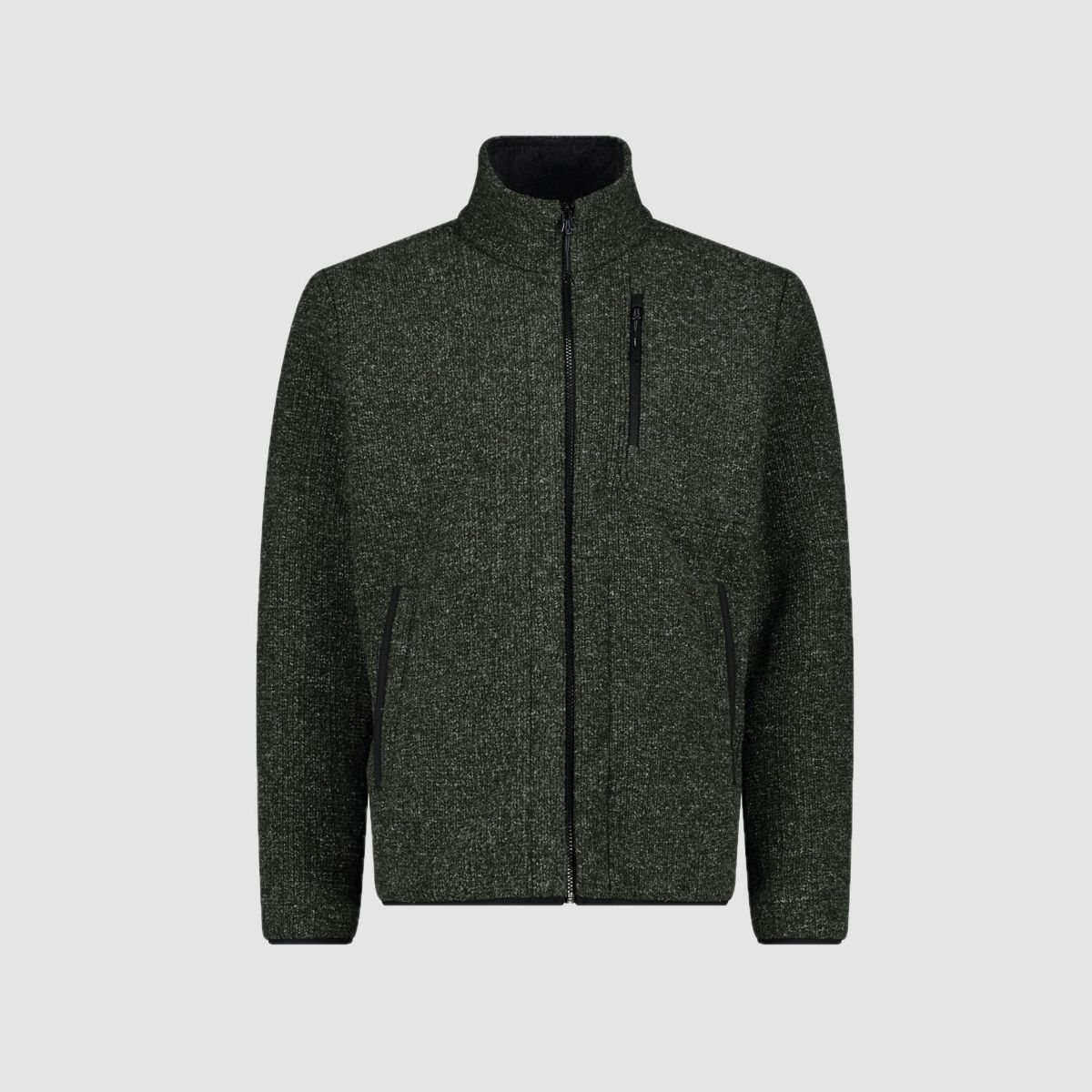 CMP Fleece Jacke Heren recycelt Forest Mel.