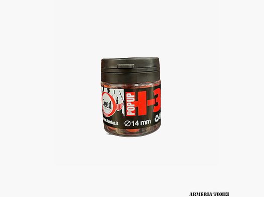 FEED UP – NEVER SLEEP POP UP H-3 FLUO ORANGE CREMA CANNELLA BLACK PEPPER 14MM