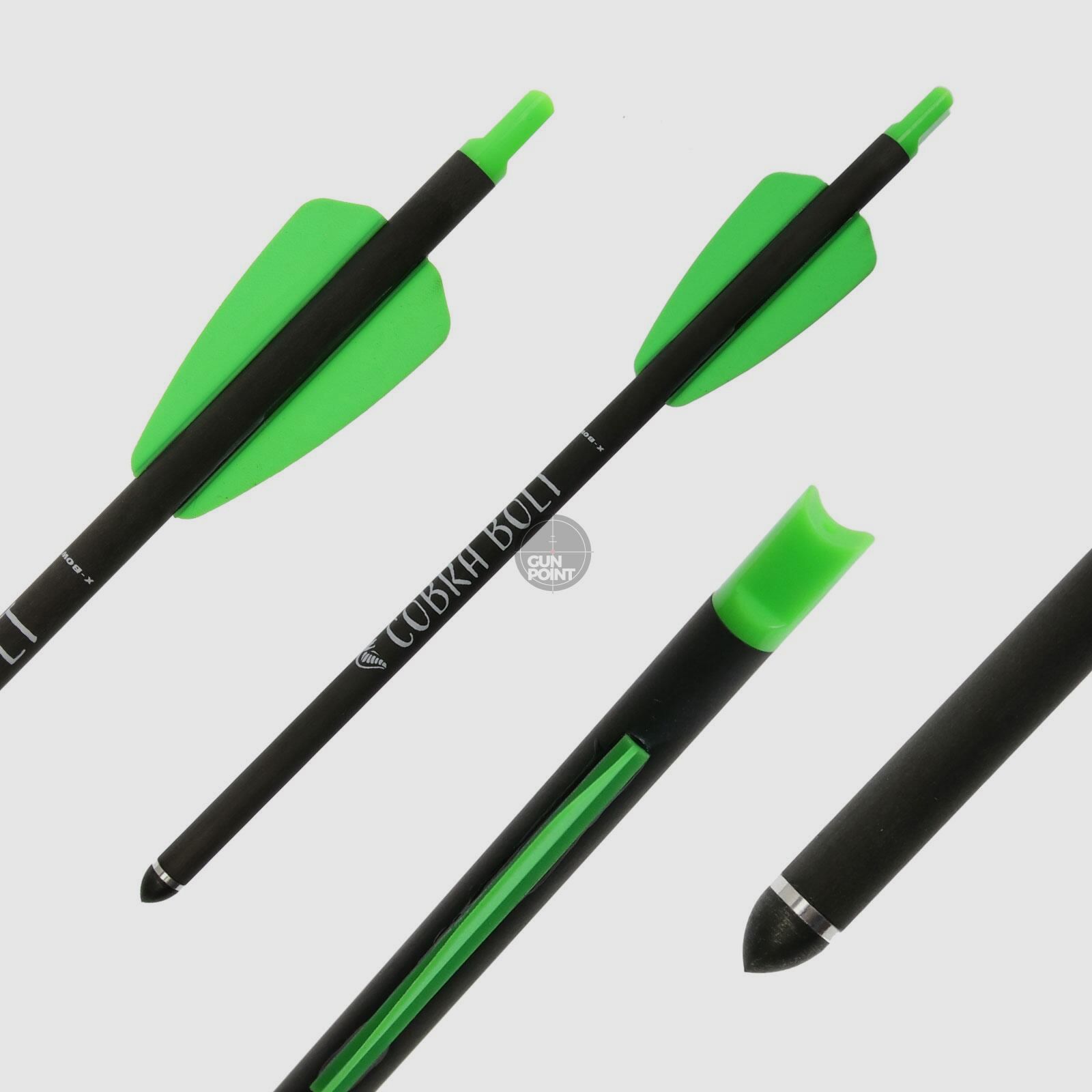 [Vorteilspack] Carbonbolzen | X-BOW FMA Bolzen fr Cobra System, Cobra R9 + R10 & Adder | 7,5 Zoll | High Range - 10 Stck