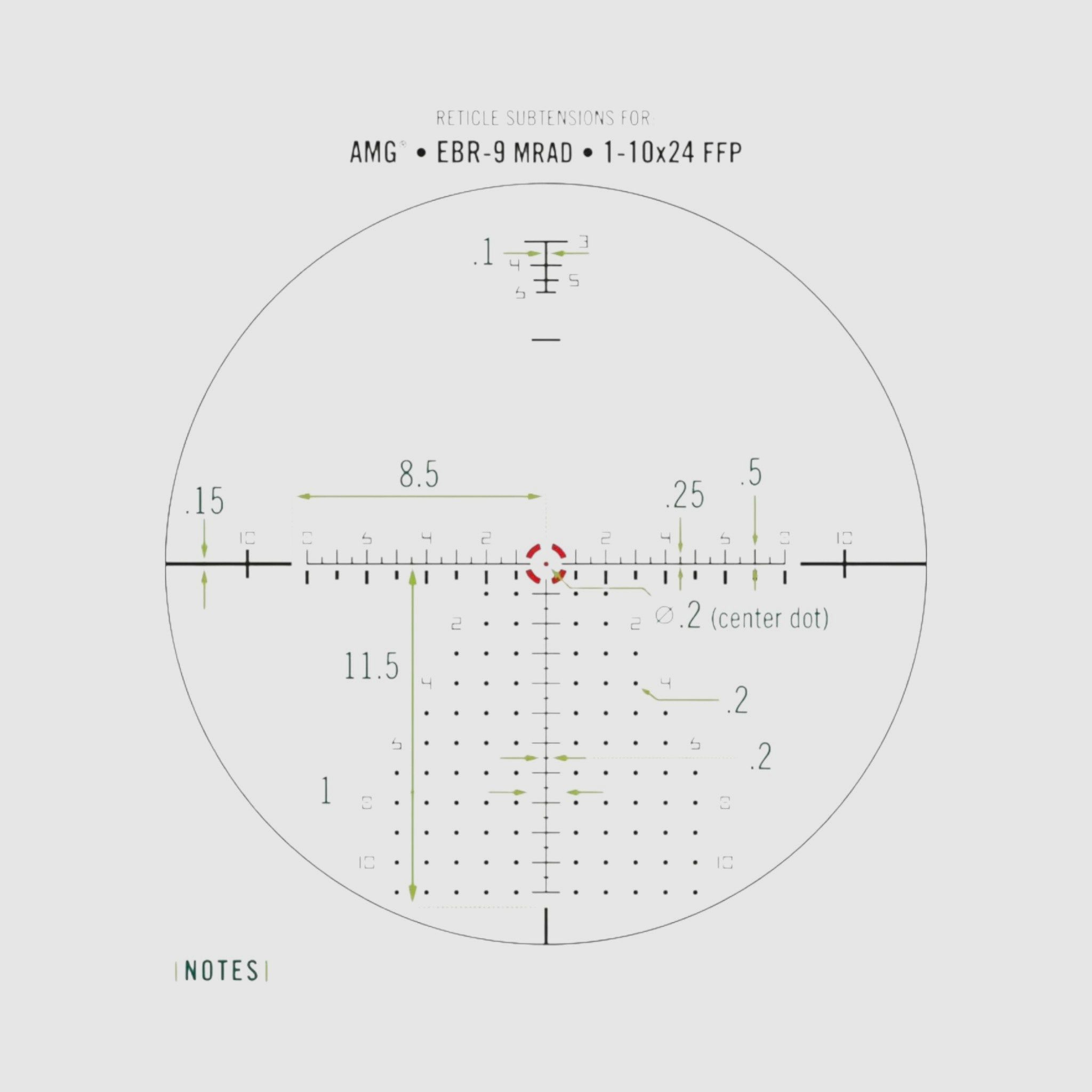 Vortex AMG 1-10x24 FFP EBR-9 MRAD, image 9 of 10