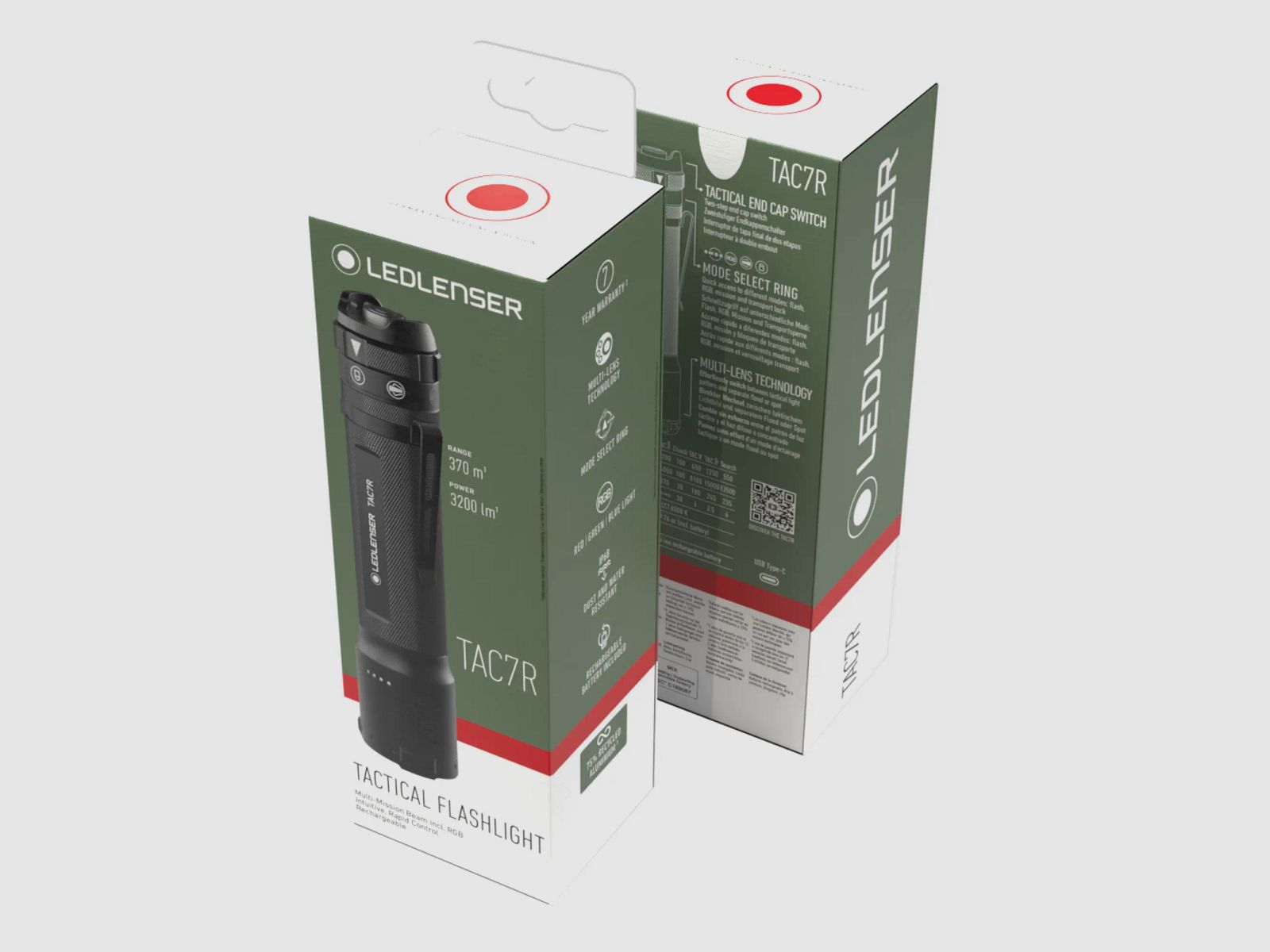 Ledlenser zaklamp TAC7R