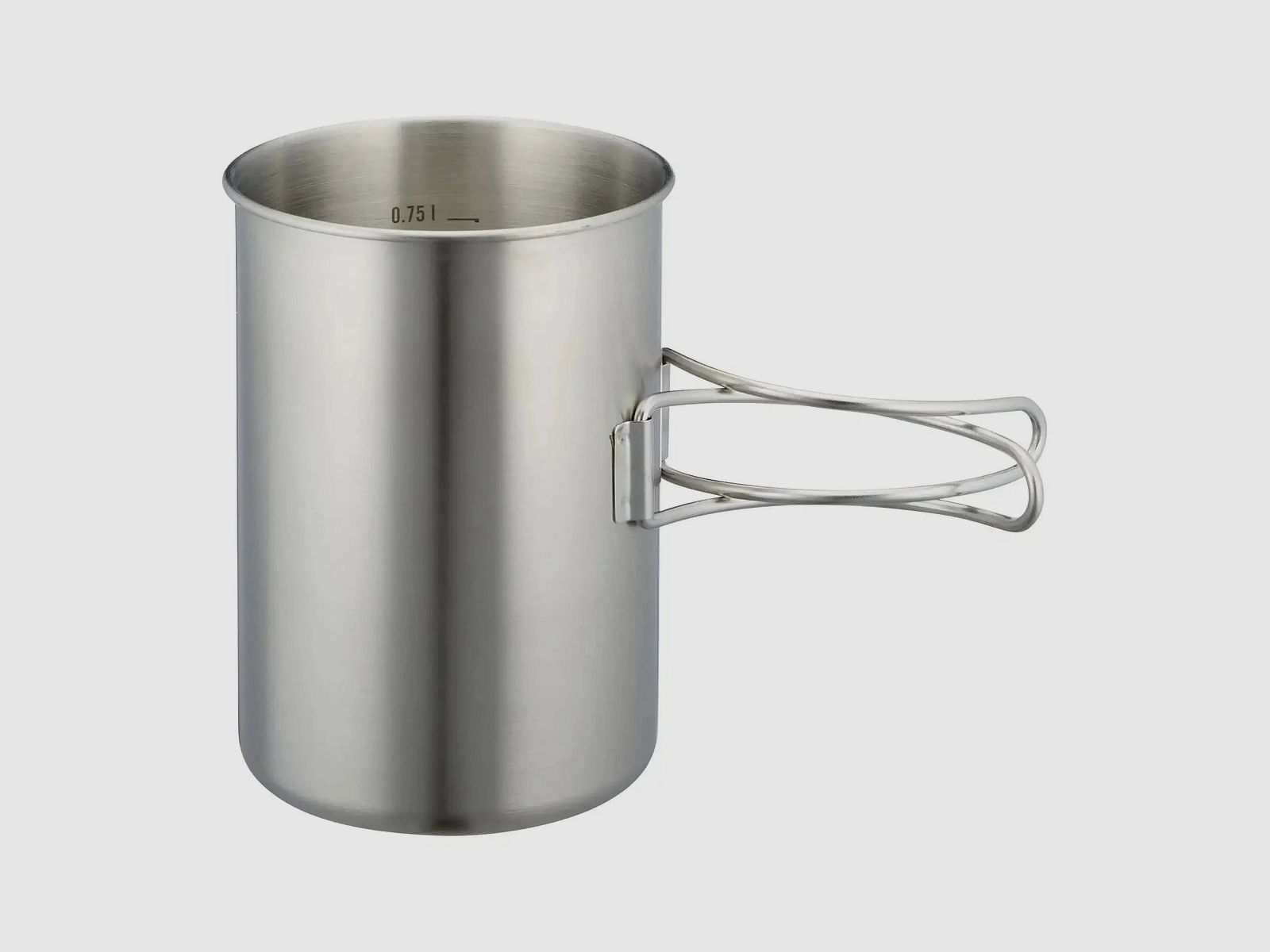 Tatonka Cup with Handle 850 ml silver