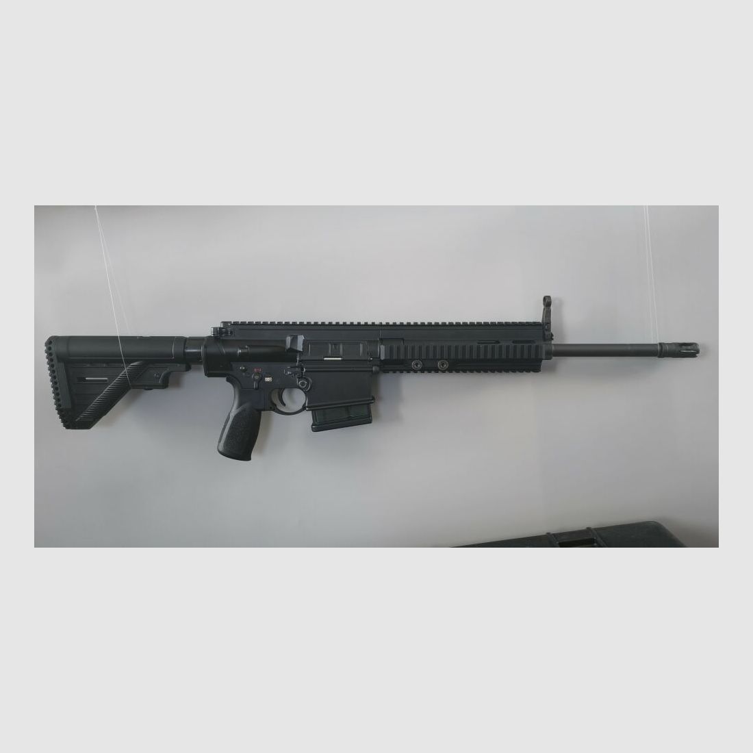 Heckler & Koch MR308 16,5" Quadrail Calcio nero con Slimline Schulte .308Win, immagine 7 di 16