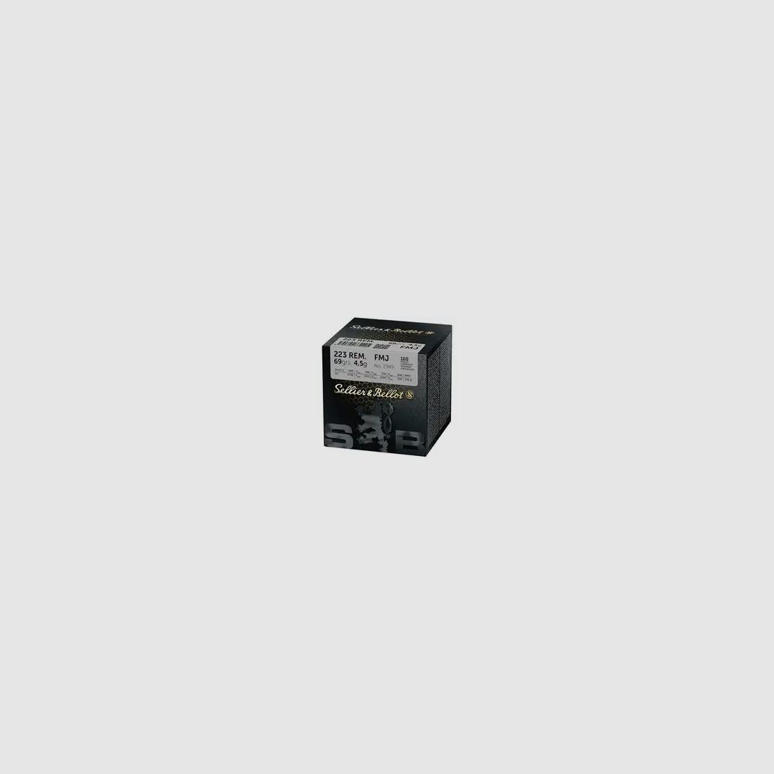 Sellier & Bellot .223 Rem. Vollmantel 4,5g/69grs. 100-400st.
