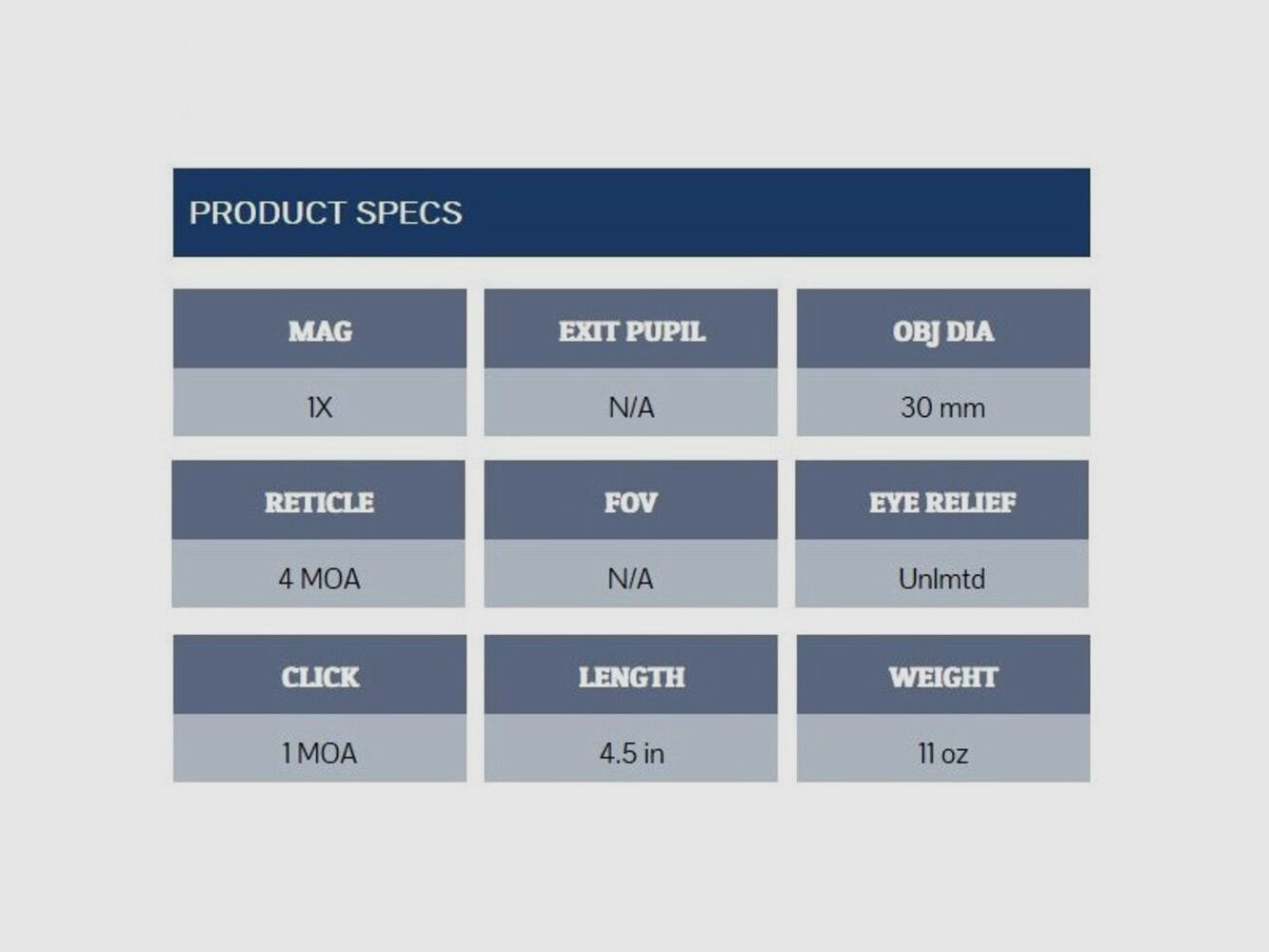 Sun Optics USA IR-Dot 1x30 rouge/vert Tac