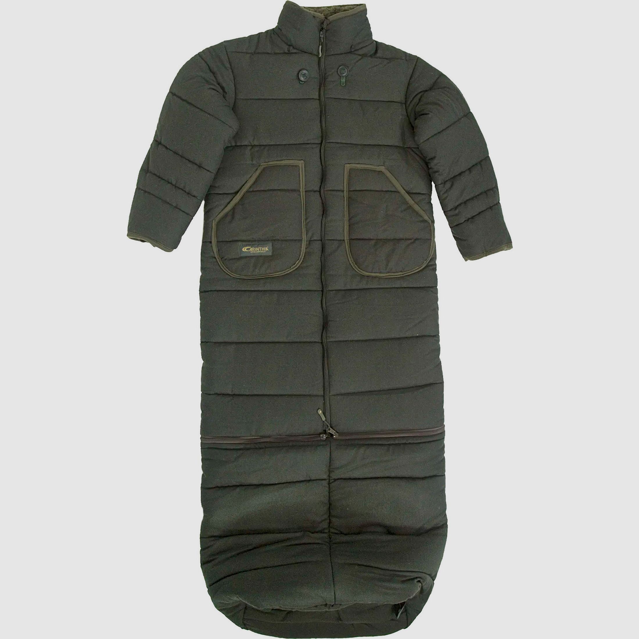 Carinthia Loden-Ansitzjacke mit Webpelz-Fußteil
