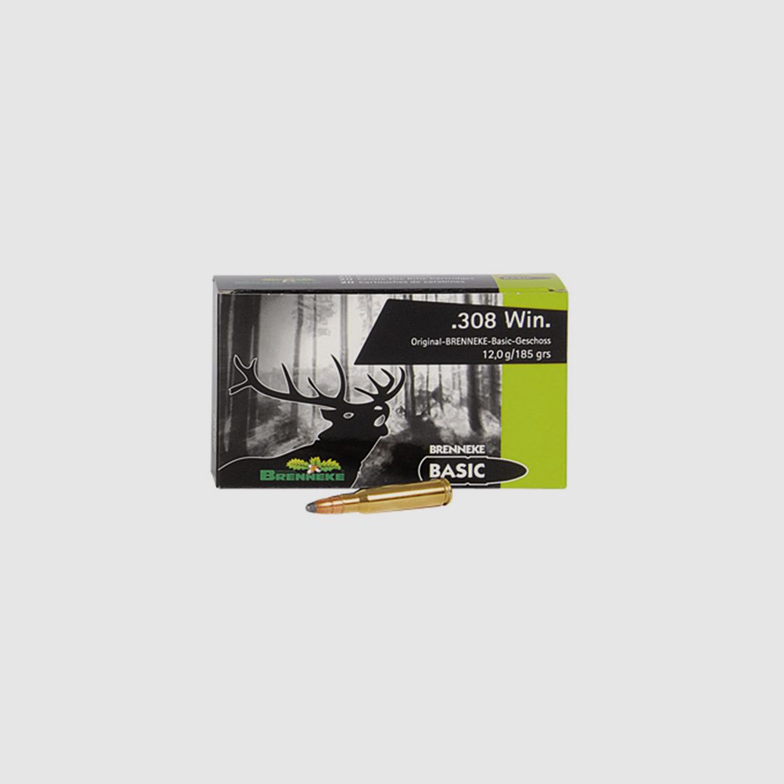 Brenneke .308 Win. 185GR Basic 20 Patronen