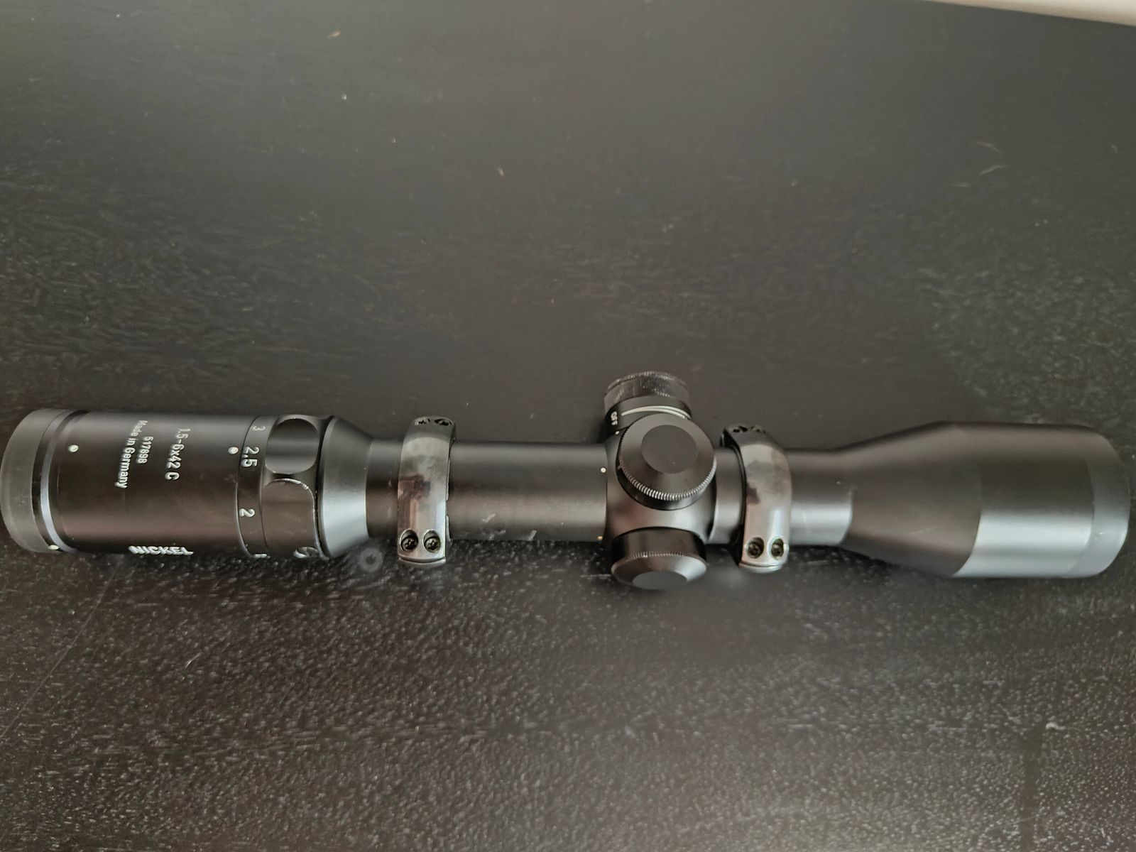 Scope Nickel 1.5-6x42 C illuminated reticle mount Sako Optilock