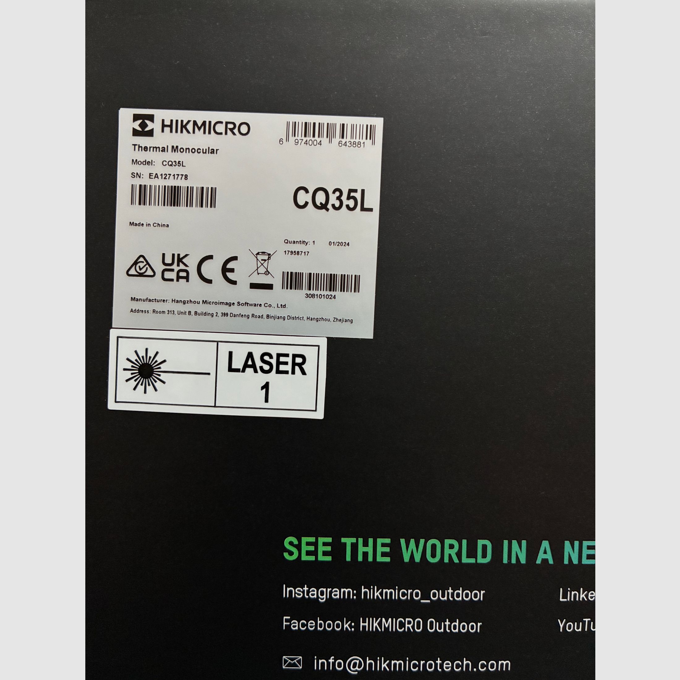 Hikmicro Condor CQ 35 L