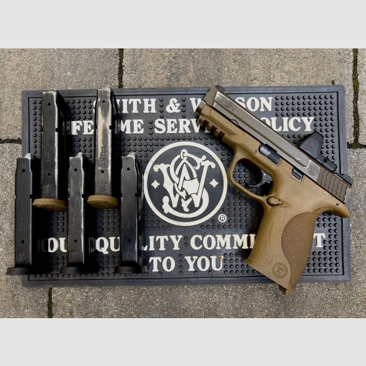 S&W Modell M&P9 VTAC -Trijicon RMR-
