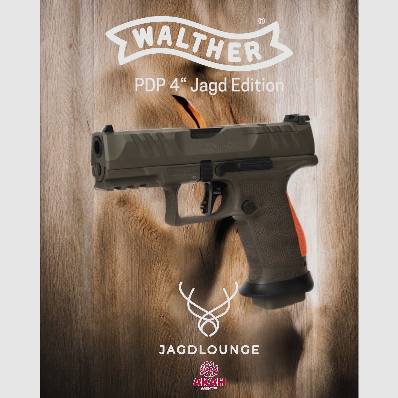 Walther PDP Compact 4” AKAH Sondermodell  Optic Ready