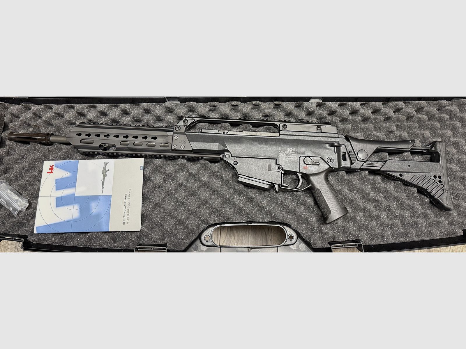 HECKLER & KOCH HK243 S TAR Kaliber .223 Remington in zwart