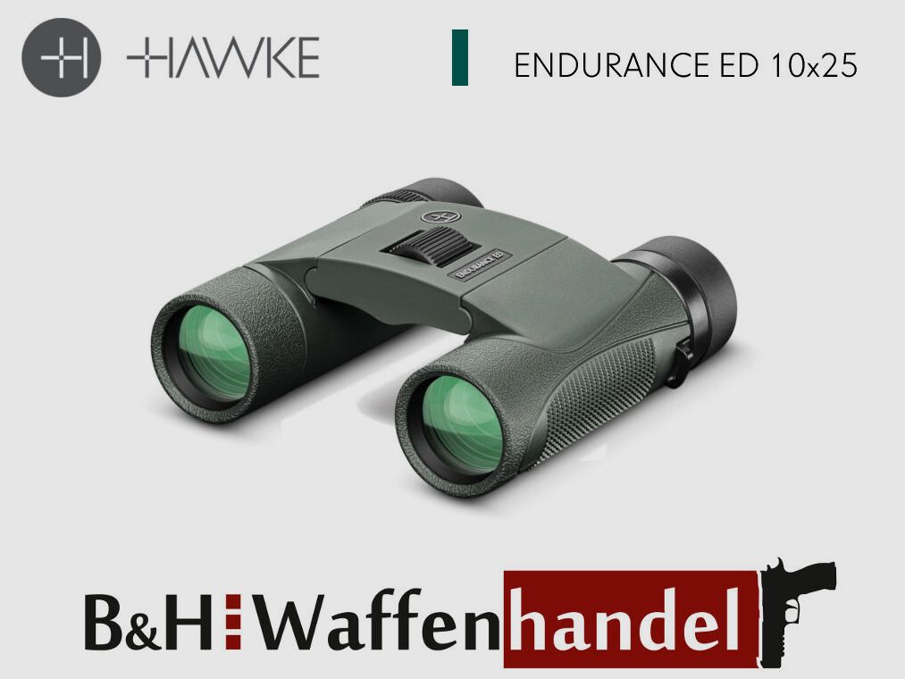 Hawke Fernglas Endurance ED 10x25 grün