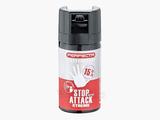 Perfecta Stop Attack Xtreme Spray au Poivre 40ml Jet Conique