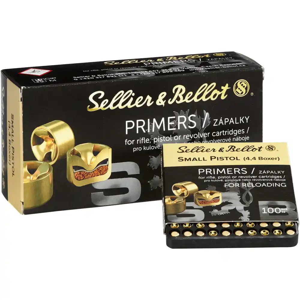 SELLIER & BELLOT KAPSY ZAPALNE - MAŁA PISTOLET - 4,4 BOXER - 1.000 SZTUK, zdjęcie 1 z 2