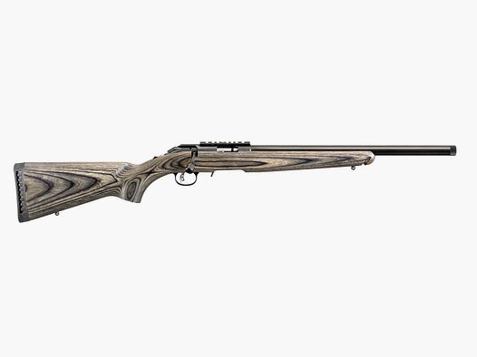Ruger American Rimfire Target Satin Blued 18″ – .22 WMR – 1/2″x28