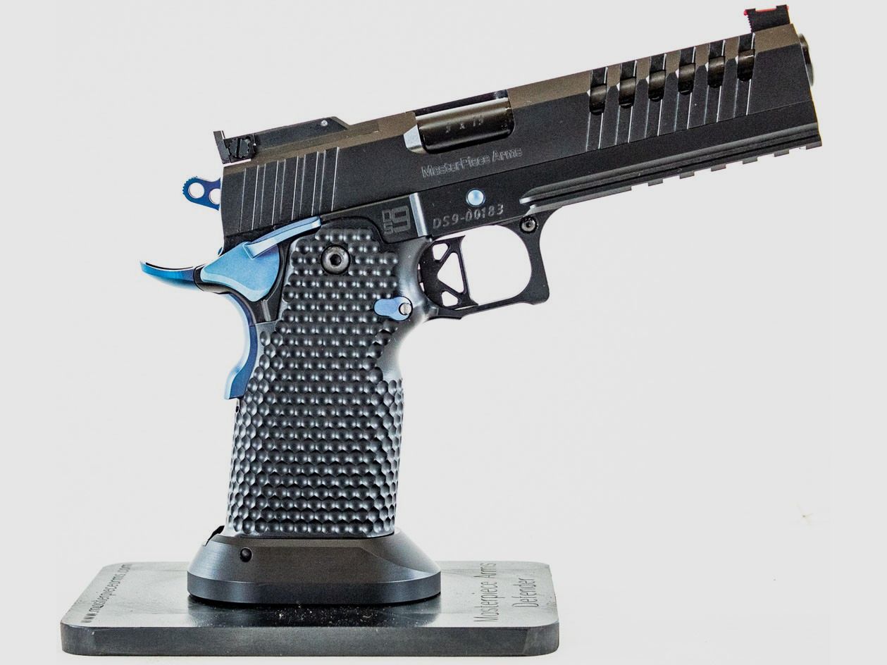Pistole MPA DS9 Hybrid Schwarz & Blau – 9mm., Bild 1 von 8