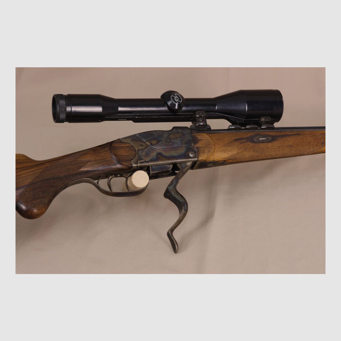 Greifelt & Co. Suhl break-action rifle with color hardening