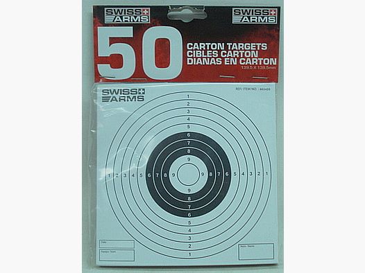 LG-Scheiben Swiss Arms - 14x14cm/50 Stk/10er Ring