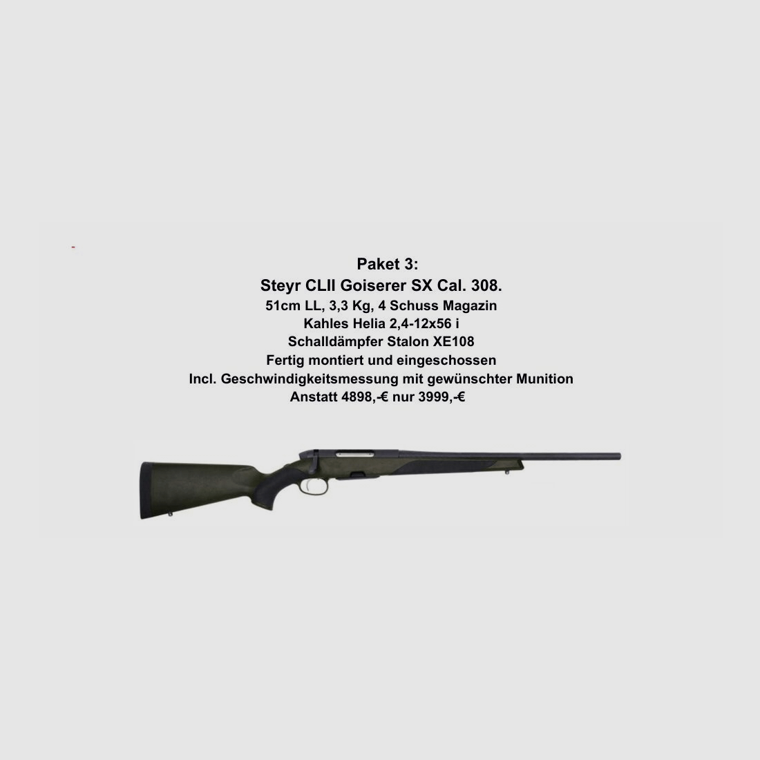 Steyr CLII Goiserer SX, Kahles, Stalon