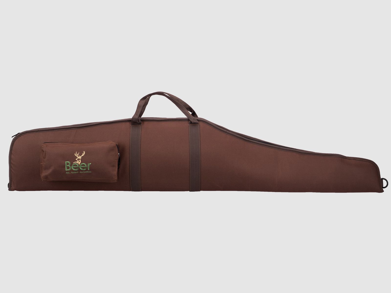 Fritzmann rifle case brown with Beer logo weapon accessories