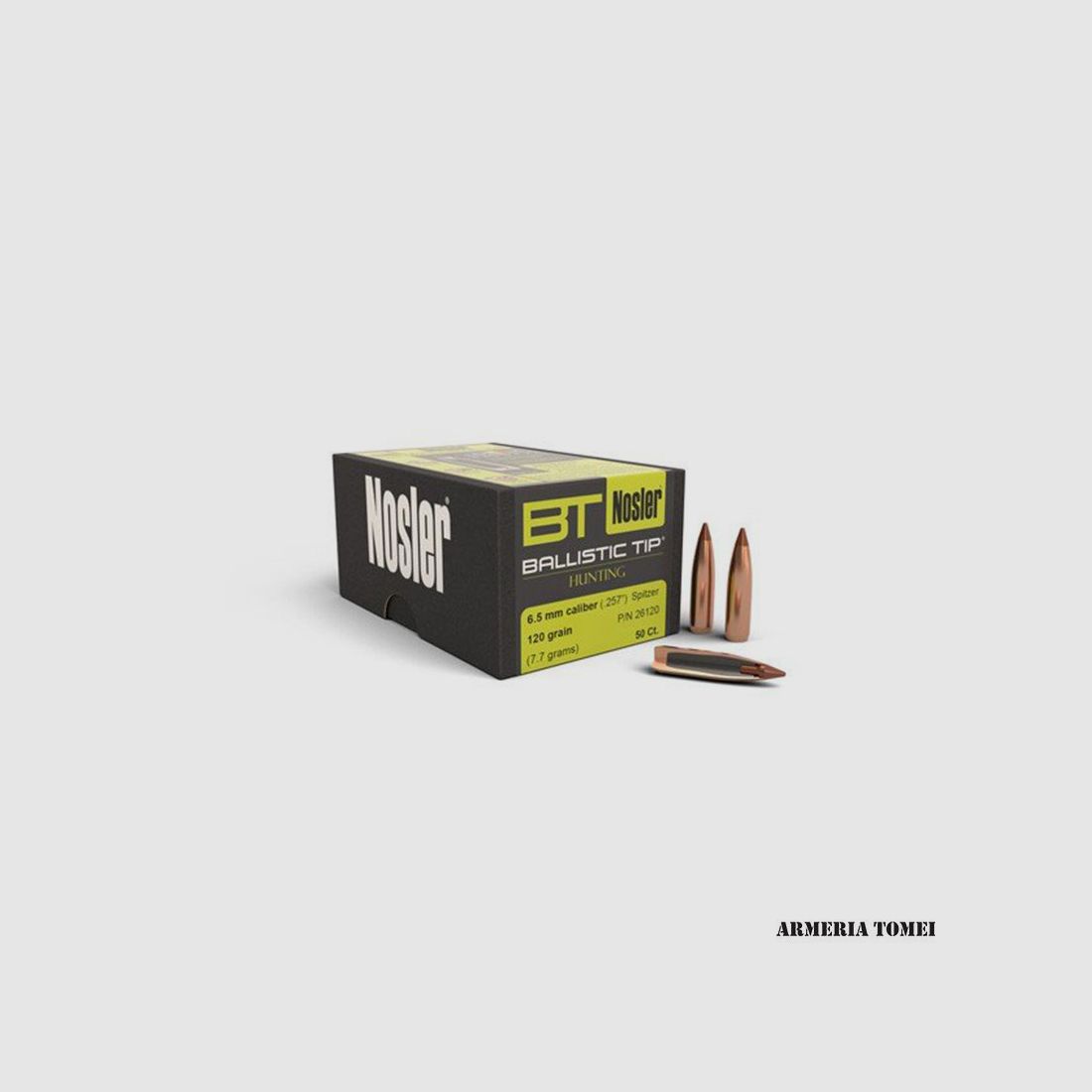 NOSLER – KOGEL CAL 6,5MM 120GR BALLISTIC TIP JACHTKOGEL (50ST)