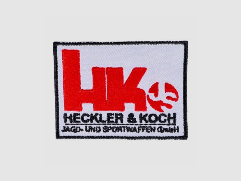 Patch weapon manufacturer HK white