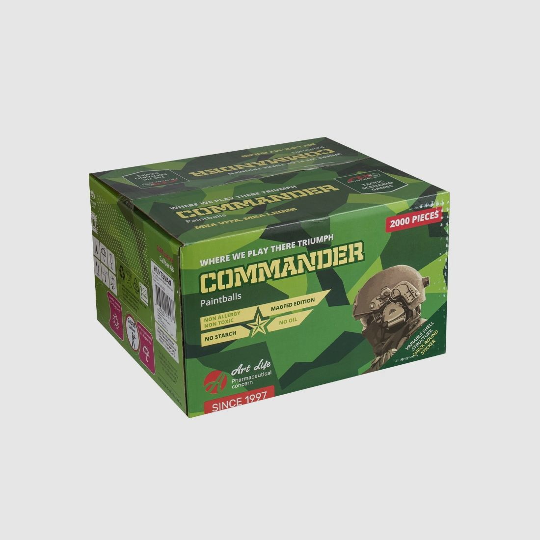 Artlife Huntsman MagFed Premium Paintballs (2000er Karton)