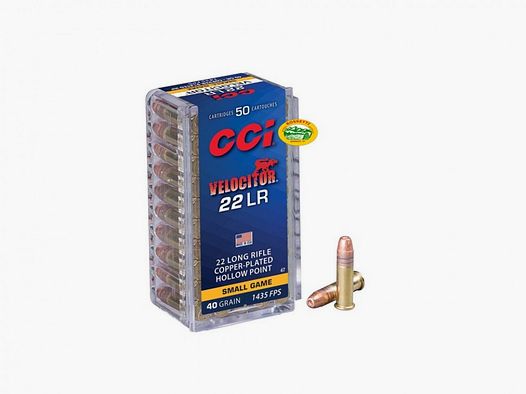 CCI Munition Kal. .22 lr VELOCITOR 40 gn GDHP